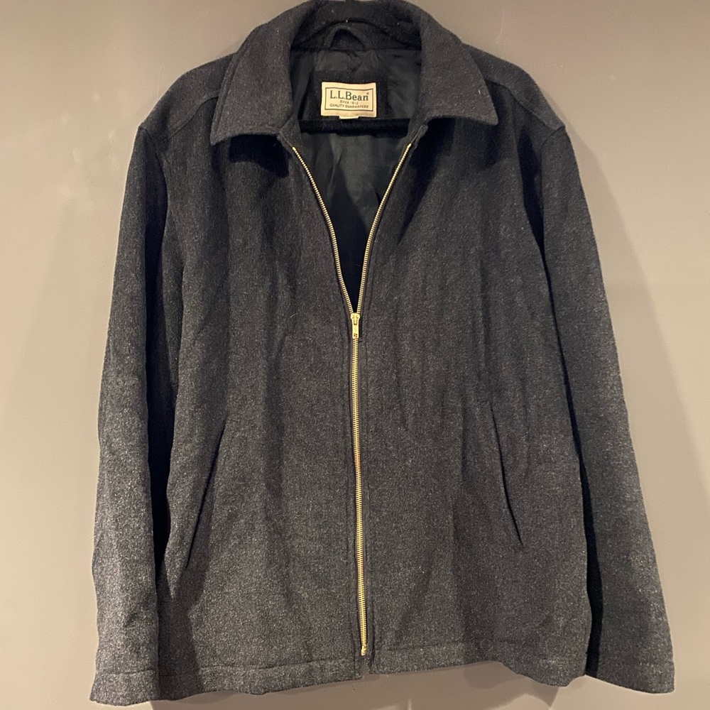 LL Bean Wool Jacket-Grey, Unisex- MOVING SALE 🔥